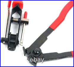 2pcs CV Joint Boot Clamp Pliers with Cutter Ear Type Banding Tool Cutting Kit Car