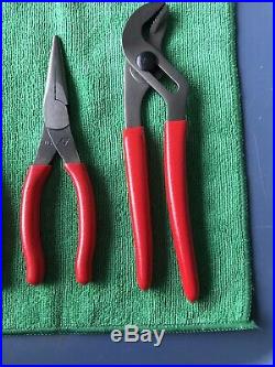 3-Brand New Snap On Tools Pliers 196ACF 96ACF 91ACP Needle Nose Cutters Adj