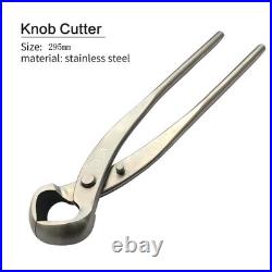 3-Piece Bonsai Tool Set, 11inch Concave Cutter, 11.5inch Knob Cutter, 7.5inch Bo