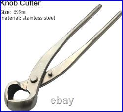 3-Piece Bonsai Tool Set, 11inch Concave Cutter, 11.5inch Knob Cutter, 7.5inch Bo