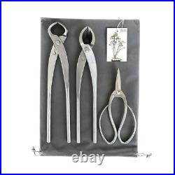 3-Piece Bonsai Tool Set, 11inch Concave Cutter, 11.5inch Knob Cutter. Fast Ship