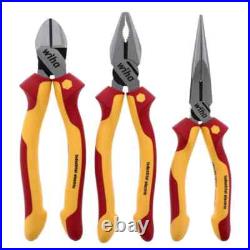 3 Piece Insulated Industrial Pliers-Cutters Set 32981