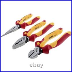 3 Piece Insulated Industrial Pliers-Cutters Set 32981
