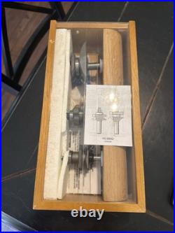 3-Piece Ogee Raised Panel Door Making Set with Back Cutter New In Box Amana