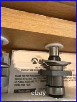 3-Piece Ogee Raised Panel Door Making Set with Back Cutter New In Box Amana