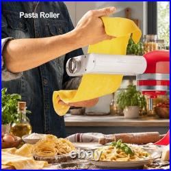3-in-1 Pasta Roller & Cutter Attachment Set for KitchenAid Mixers Kitchen Tool