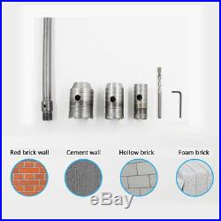 30-110mm Wall Hammer Drill Bit Cutter Hole Saw SDS PULS for Concrete Cement Tool