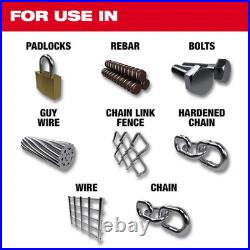 30 In. Bolt Cutter with 1/2 In. Max Cut Capacity With 18 In. Bolt Cutter with 3/8