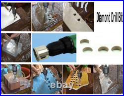 300Pcs 6mm Diamond Coated Drill Bit Set Hole Saw Cutter Metal Tool Glass Tile