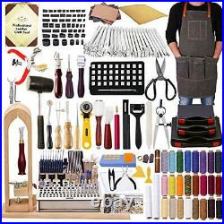308Pcs The Most Complete Leather Working Tool Set 52Pcs Punch Cutter Tools