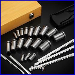 30pc LARGE KIT! Keyway Broach Kit Broaching Cutter HSS CNC Metalworking Tool Set
