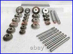 31 Pcs Valve Seat Cutter Set High Carbon Steel 21 Ctr + 8 Stems +2 Arbr+ Rods