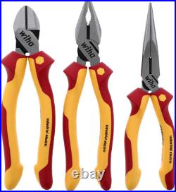 32981 Insulated Industrial Pliers/Cutters Set, 3-Piece 32981 Insulated Industrial Pliers/Cutters Set, 3-Piece