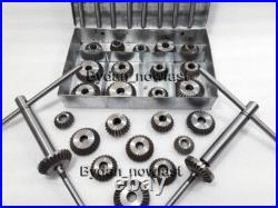 33 x VALVE SEAT CUTTER SET HIGH CARBON STEEL 1.1/8 TO 2.1/8 45 DEG TARRIF PAID