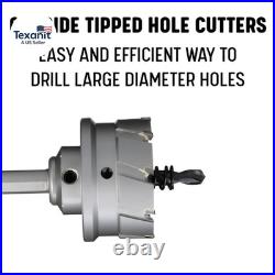 35 Pc Locksmith Tool Kit Hole Cutter, Drill & Tap Set WithPopular Hole Saws, Cut