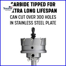 35 Pc Locksmith Tool Kit Hole Cutter, Drill & Tap Set WithPopular Hole Saws, Cut