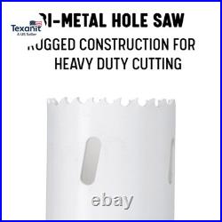 35 Pc Locksmith Tool Kit Hole Cutter, Drill & Tap Set WithPopular Hole Saws, Cut