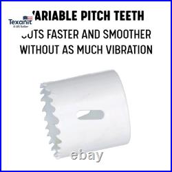 35 Pc Locksmith Tool Kit Hole Cutter, Drill & Tap Set WithPopular Hole Saws, Cut