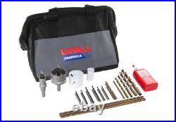 35 Pc Locksmith Tool Kit Hole Cutter, Drill & Tap Set withPopular Hole Saws 35 Pc Locksmith Tool Kit Hole Cutter, Drill & Tap Set withPopular Hole Saws