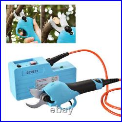 36V 3cm Opening Electric Garden Pruning Shear Branch Secateur Cutter Tool Set
