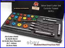 36x HONDA CIVIC, AMAZE, CRV, CITY, ACCORD 2500C VALVE SEAT CUTTER SET CARBIDE TIPPED 36x HONDA CIVIC, AMAZE, CRV, CITY, ACCORD 2500C VALVE SEAT CUTTER SET CARBIDE TIPPED