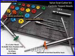 36x HONDA CIVIC, AMAZE, CRV, CITY, ACCORD 2500C VALVE SEAT CUTTER SET CARBIDE TIPPED 36x HONDA CIVIC, AMAZE, CRV, CITY, ACCORD 2500C VALVE SEAT CUTTER SET CARBIDE TIPPED