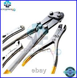 4 PCS pin & wire cutter set tc jaw orthopedic surgical Instruments