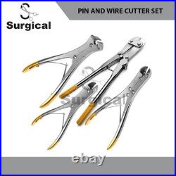 4 PCs TC Pin & Wire Cutter Set Orthopedic Surgical Instruments