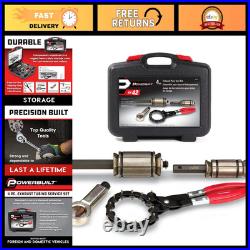 4 Pc Tailpipe Expanders & Cutter Set, Nut Splitter Tool, Automotive Repair Kit