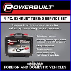 4 Pc Tailpipe Expanders & Cutter Set, Nut Splitter Tool, Automotive Repair Kit