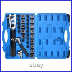 45 Steel Flaring Tool Set Brake Fuel Line 45° Dies Hydraulic Tube Cutter