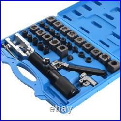 45 Steel Flaring Tool Set Brake Fuel Line 45° Dies Hydraulic Tube Cutter