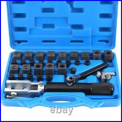 45 Steel Flaring Tool Set Brake Fuel Line 45° Dies Hydraulic Tube Cutter