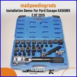 45 Steel Flaring Tool Set Brake Fuel Line 45° Dies Hydraulic Tube Cutter