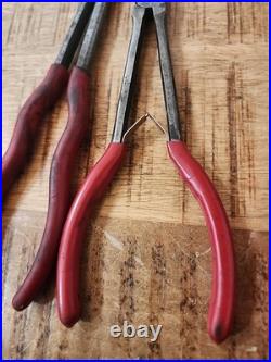 4pc MAC TOOL Cutter, Long Needle Nose Pliers hose grip Set with Bonus plug wire