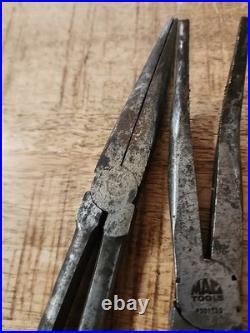 4pc MAC TOOL Cutter, Long Needle Nose Pliers hose grip Set with Bonus plug wire