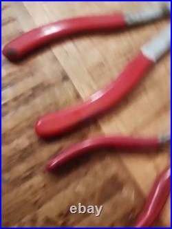 4pc MAC TOOL Cutter, Long Needle Nose Pliers hose grip Set with Bonus plug wire
