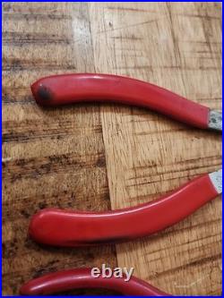 4pc MAC TOOL Cutter, Long Needle Nose Pliers hose grip Set with Bonus plug wire