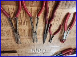 4pc MAC TOOL Cutter, Long Needle Nose Pliers hose grip Set with Bonus plug wire