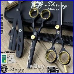 5.5 Pet Hair Scissors Set Dog Grooming Cutting/Thinning Shears Comb Tool Cutter