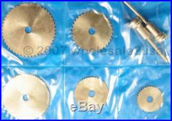 (5) Circular Saw Baldes Wood Cutter Rotary Tool Bit Set For Dremel Ss45hs