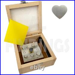 5 Heart Disc cutter disc cutter set of 5 10mm to 23mm Cutting Jewellery Tool