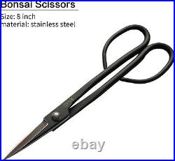 5-Pcs Bonsai Tool Set, Knob Cutter, Concave Cutter, Wire Cutter, Jin Pliers, Scissors