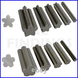 5 Petal Flower Disc cutter 2in1 disc cutter set of 10 5mm to 16mm Cutting Tool 5 Petal Flower Disc cutter 2in1 disc cutter set of 10 5mm to 16mm Cutting Tool