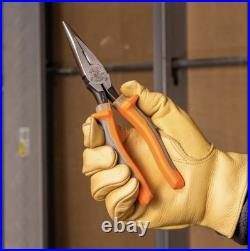 5 Piece Orange Insulated Tool Set Pliers Screwdrivers Wire Strippers 1000V Rated