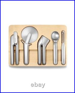 5-Piece Stainless Steel Kitchen Gadget Set Essential Cooking Tools & Utensils
