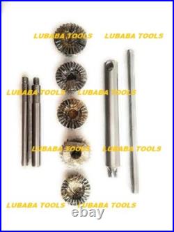 5 Pieces Cylinder Head Valve seat Cutter Set in high Speed Steel(HSS)