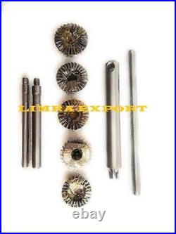 5 Pieces Cylinder Head Valve seat Cutter Set in high Speed Steel(HSS)