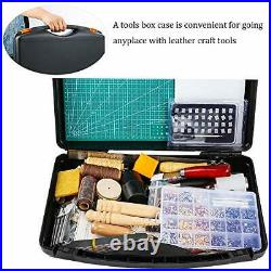 509 Pieces Leather Working Tool Set with an Instructions, Punch Cutter Tools