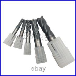 5PC HRC65° 5mm+6+8+12+14mm 4Flute Milling cutter Set End mill turning tool 5PC HRC65° 5mm+6+8+12+14mm 4Flute Milling cutter Set End mill turning tool